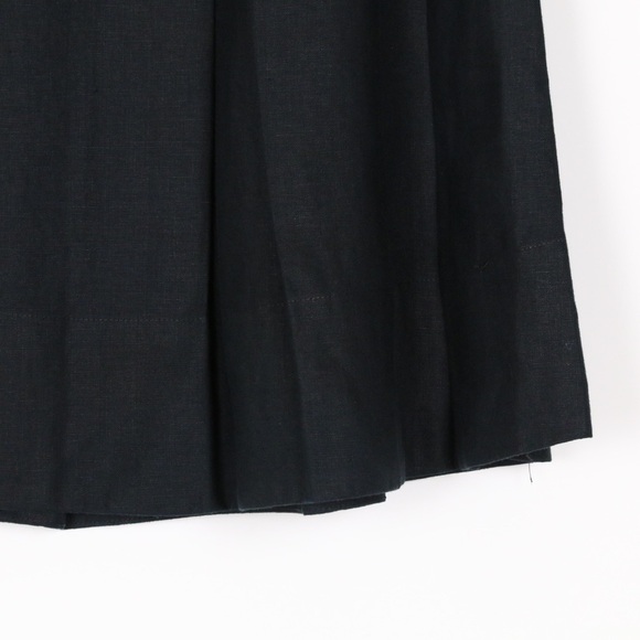 Sandro Linen Pleated Midi Skirt - Picture 5 of 6